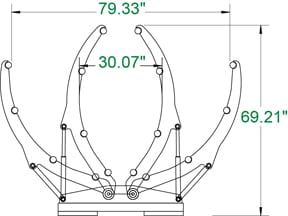 Extreme Hay Bale Squeezer Skid Steer Attachments