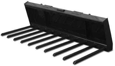 Compact Tractor Manure Fork Skid Steer Attachments