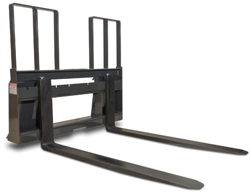Walk Through Pallet Forks With Frame Skid Steer Attachments