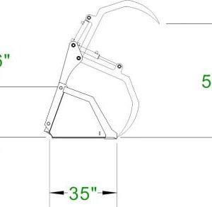 Hay Grapple Bucket Skid Steer Attachments