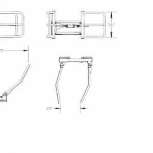 Heavy Duty Hay Bale Squeezer Skid Steer Attachments