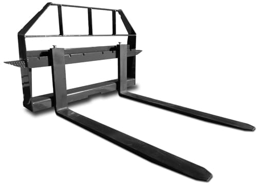 Standard Duty Pallet Forks with Frame Skid Steer Attachments