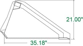 Heavy Duty Long Bottom Bucket Skid Steer Attachments