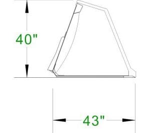 Heavy Duty Turkey Litter Bucket Skid Steer Attachments